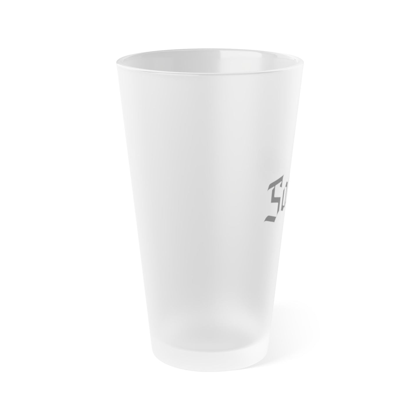 Frosted Pint Glass, 16oz